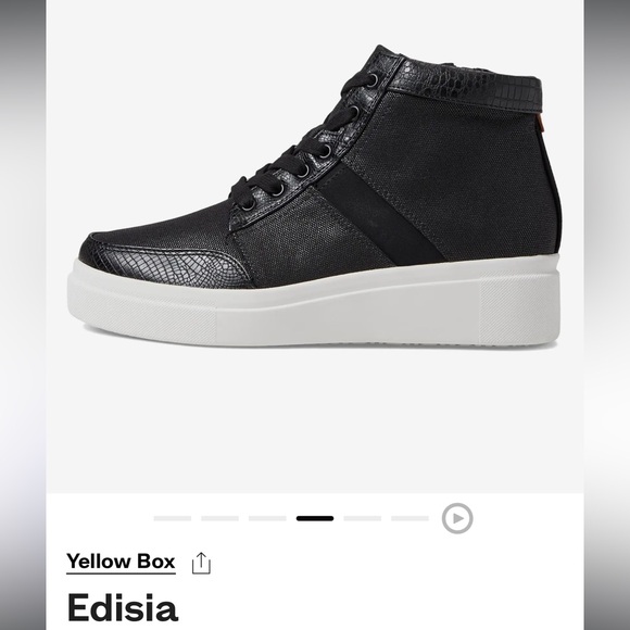 Brand new Yellow Box Sneakers - Edisia size 10 - Picture 7 of 7